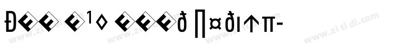 DIN W10 Cond Medium字体转换